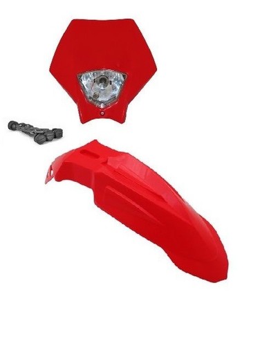 Kit garde boue plaque phare - plaque,