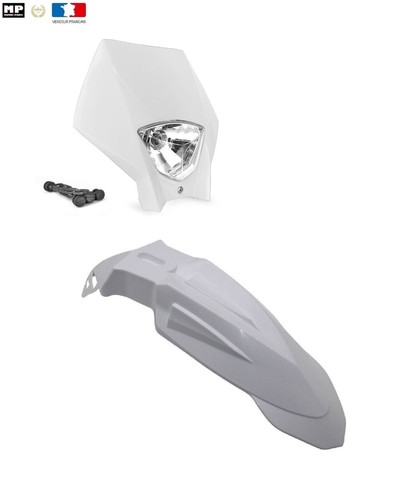 Kit garde boue - garde-boue, plaque